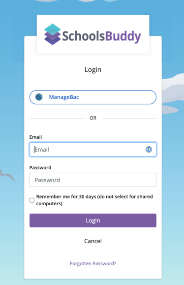 Managebac g star clearance login